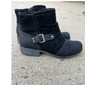 Earth Orgins Phoenix Boot,  black leather, women's size 10